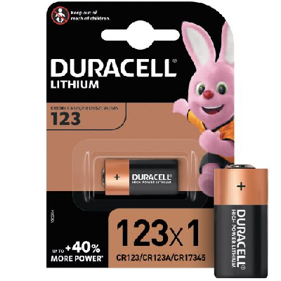 Элемент питания литиевый CR 123 BP-1 ULTRA (блист.1шт) Duracell A0001263