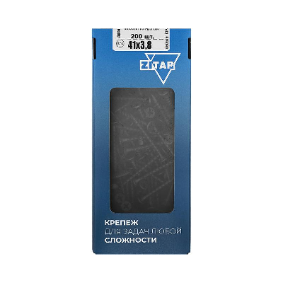 Саморез 3.8х41 гипсокартон-дерево (уп.200шт) коробка Tech-Krep 102123