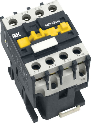 Контактор КМИ-22510 25А 400В/АС3 1НО ИЭК KKM21-025-400-10