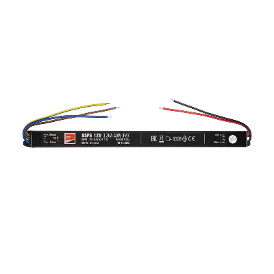 Драйвер BSPS 12В 3.3A=40Вт влагозащ. IP67 JazzWay 3329266A
