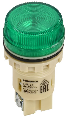 Арматура светосигнальная ENR-22 зел. ИЭК BLS40-ENR-K06