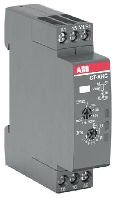 Реле времени CT-AHC.12 компактное (задержка при отключ.) 24-48B DC 24- 240B AC (7 диапазонов времени 005с...100ч) 1ПК ABB 1SVR508110R0000
