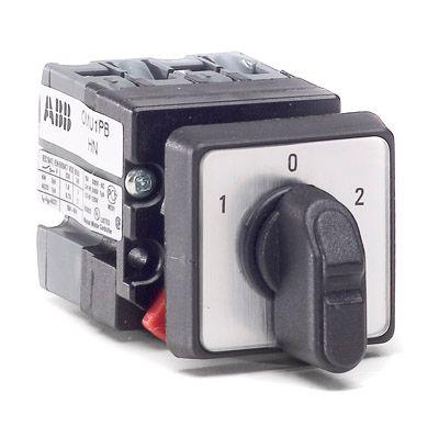 Переключатель 3-х поз. OMU1PB 1 ур. 10А IP65 ABB 1SCA022532R5960/9CNB022532R5960