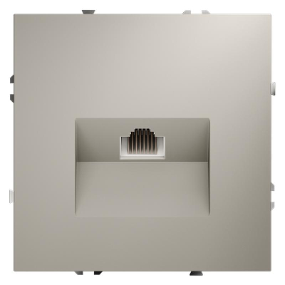 Розетка компьютерная 1-м СП S70 RJ45 кат.6 механизм кашемир Voltum VLS060103
