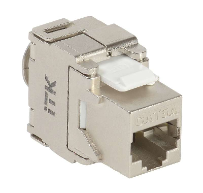 Модуль Keystone Jack кат. 6A FTP IDC Dual верт. заделка ITK CS1-1C6AF-D2