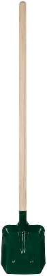 Лопата совковая с ребрами жесткости с деревянным черенком 220х270х1450мм КУРС 77216