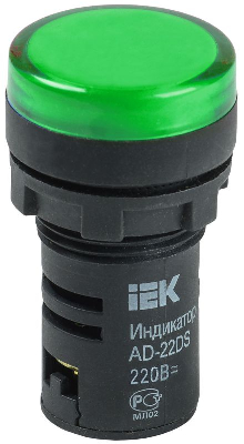 Арматура светосигнальная AD-22DS 230В зел. ИЭК BLS10-ADDS-230-K06