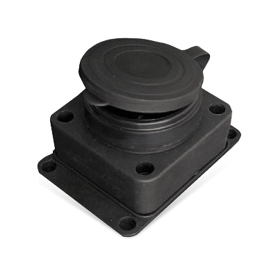 Розетка настенная 16А 250В с заглушкой с заземл. каучук IP44 (еврослот) UNIVersal 602229