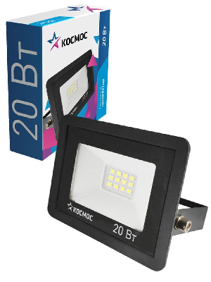 Прожектор 20Вт 1600лм 6500К IP65 Космос K_PR5_LED_20