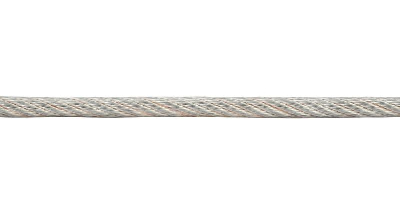 Трос в ПВХ изоляции d4.0-5.0мм DIN 3055 (SWR) сталь (уп.100м) Zitar 101923