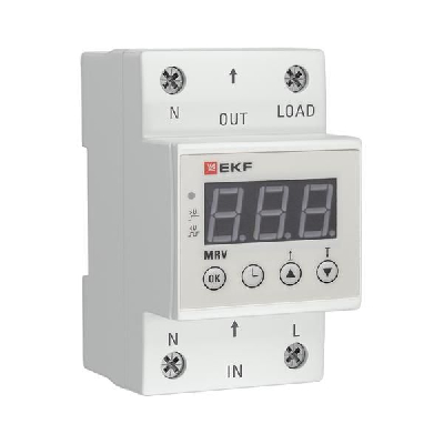 Реле напряжения с дисплеем MRV 63А PROxima EKF MRV-63A