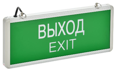 Светильник светодиодный ССА 1001 "ВЫХОД-EXIT" одностор. 3Вт ИЭК LSSA0-1001-003-K03