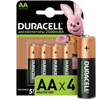 Аккумулятор HR6-4BL 2400мА.ч предзаряженные (блист.4шт) Duracell Б0014863