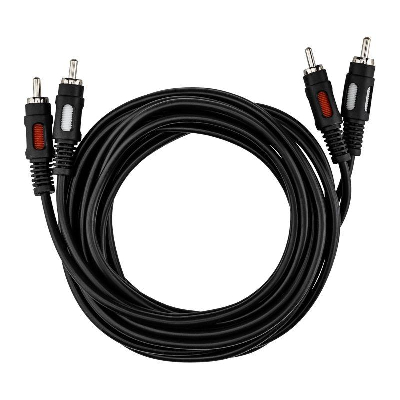 Шнур 2RCA Plug - 2RCA Plug 1.5м (GOLD) Rexant 17-0143