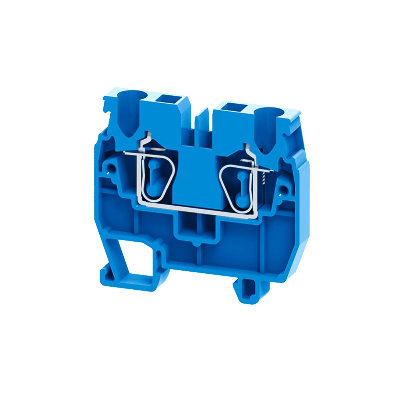 Мини-клемма проходная пружинная OptiClip CXM-2.5-I-BU-24A-(0.2-2.5) син. КЭАЗ 331822