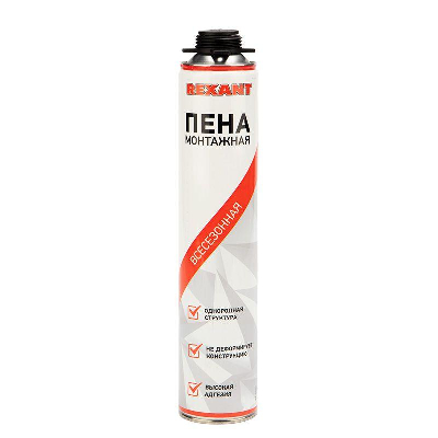 Пена монтажная всесезонная для пистолета 50л Rexant 89-0902