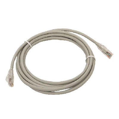 Патч-корд кат.5e неэкранированный UTP оболочка PVC сер. (5.0м) TeraLINK PRO EKF TRP-5EUTP-PVC-5M-GY