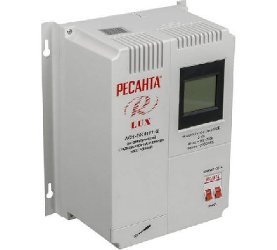 Стабилизатор напряжения АСН-5000 Н/1-Ц 1ф 5кВт настен. IP20 Ресанта Lux 63/6/16