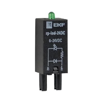 Модуль светодиодный 24 VDC для промежуточных реле RP AVERES EKF rp-led-24DC